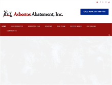 Tablet Screenshot of abateproco.com